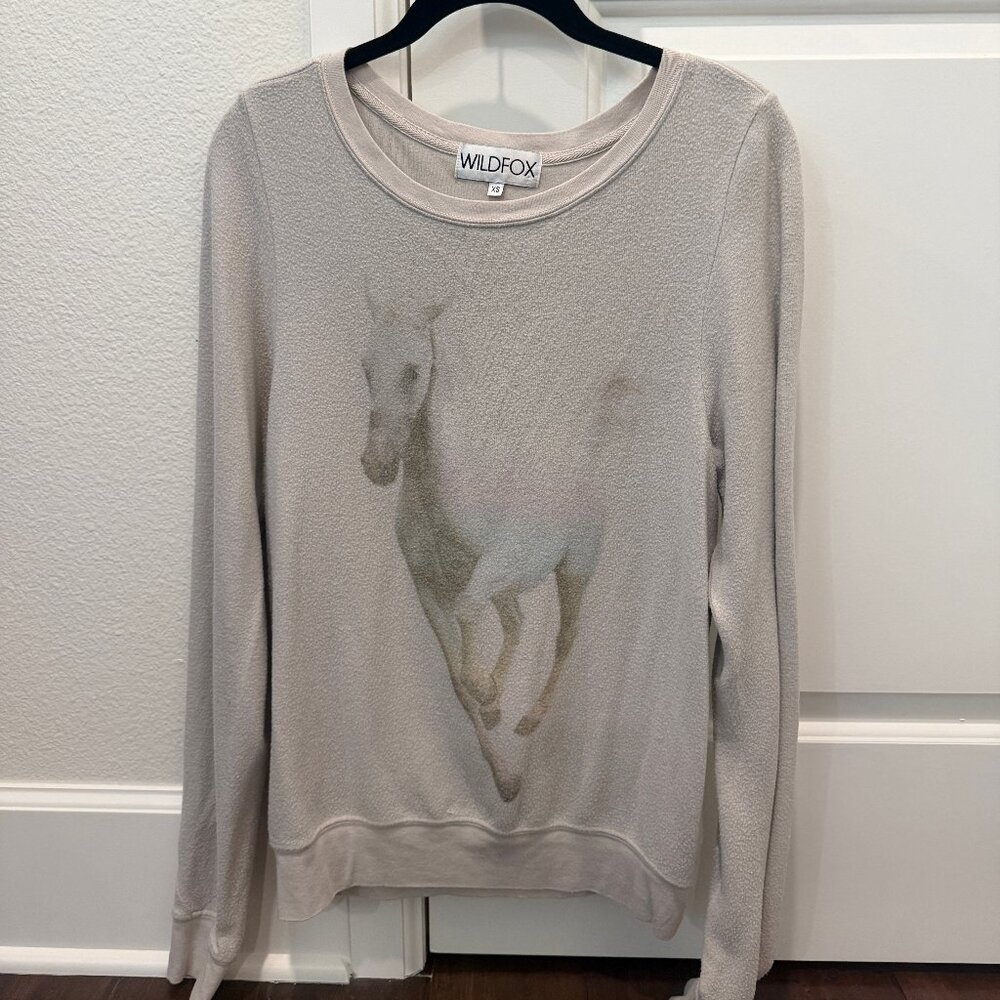 WildFox Rainbow Horse Sweatshirt XS